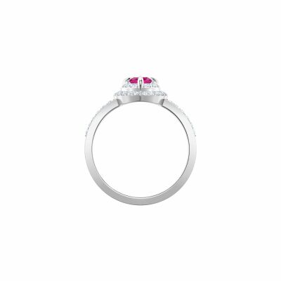 Bague Swarovski One en cristaux Swarovski et en métal rhodié