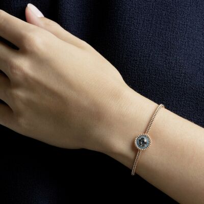 Bracelet Swarovski Oxygen en cristaux Swarovski et métal doré rose