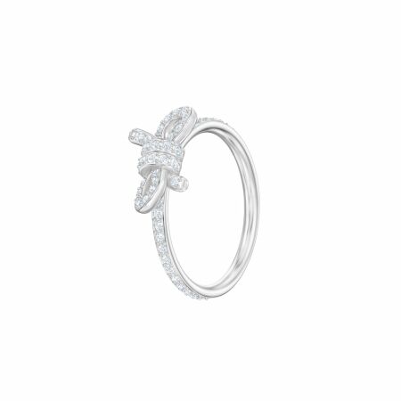 Bague Swarovski Lifelong Bow en cristaux Swarovski et en métal rhodié