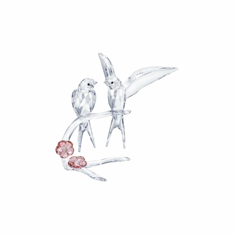 Figurine Swarovski Feathered Beauties Hirondelles en cristaux Swarovski