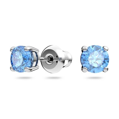 Parure Swarovski Una Sparkling DC en métal rhodié et cristaux Swarovski
