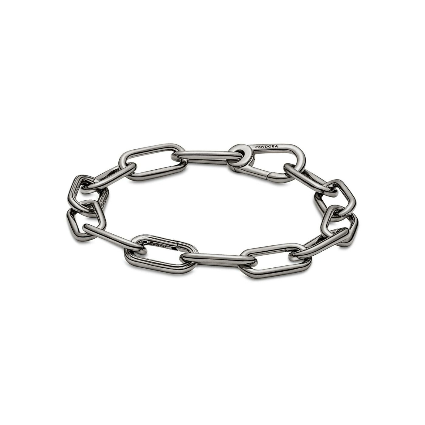 Bracelet Pandora en métal et ruthénium, 18cm