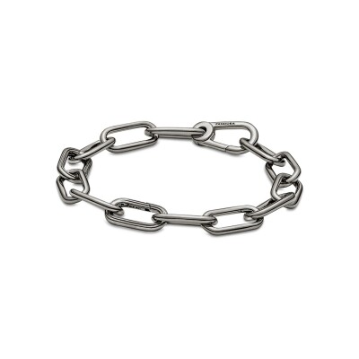 Bracelet Pandora en métal et ruthénium, 20.5cm