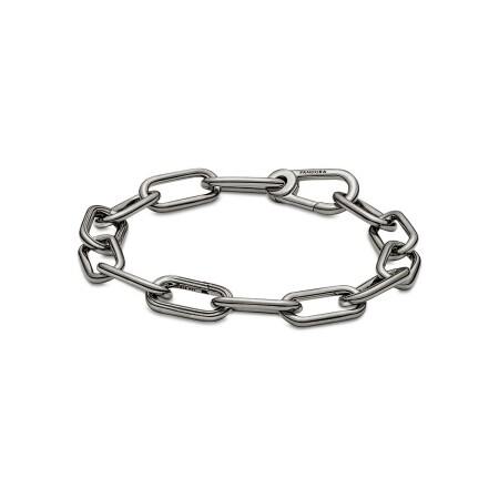 Bracelet Pandora en métal et ruthénium, 16.5cm