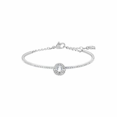 Bracelet jonc Swarovski Sparkling Dance Sparkling Dance en métal rhodié et cristaux Swarovski