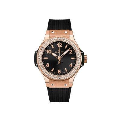 Montre Hublot Big Bang Gold diamonds 38mm