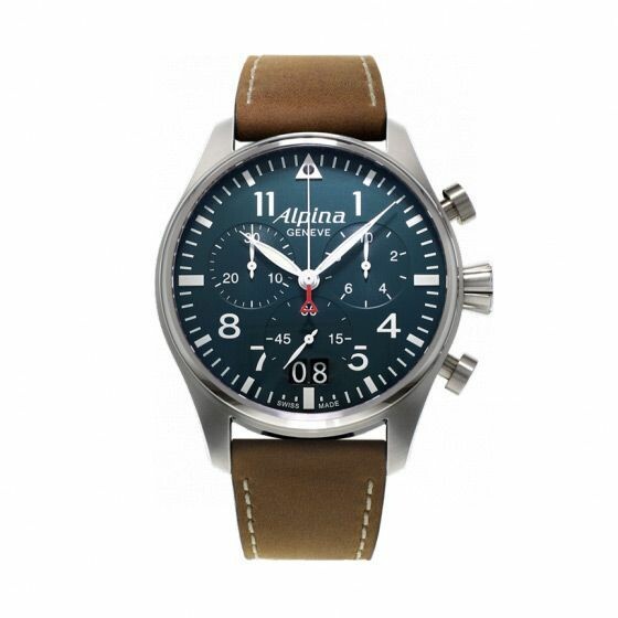 Alpina Startimer Pilot chronograph big date watch