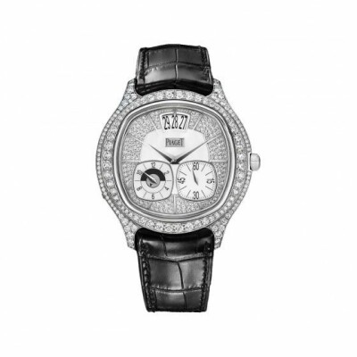 Piaget Black Tie Emperador Cushion GMT watch