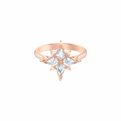 Bague Swarovski Symbolic Star en métal doré et cristaux Swarovski, taille 52