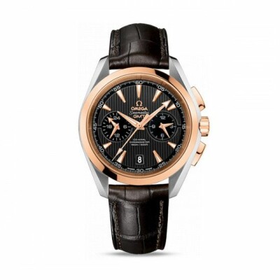 OMEGA Seamaster Aqua Terra 150M Co-Axial Chronometer GMT Chronograph 43mm-horloge