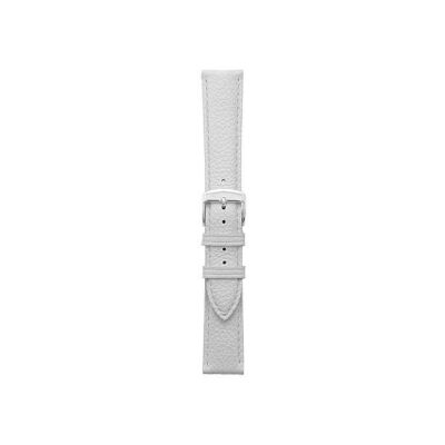 Bracelet montre Rochet Oregon en cuir grain mat gris moyen - 18mm