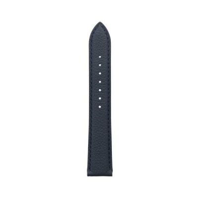 Bracelet montre Rochet Oregon en cuir grain mat marine - 12mm