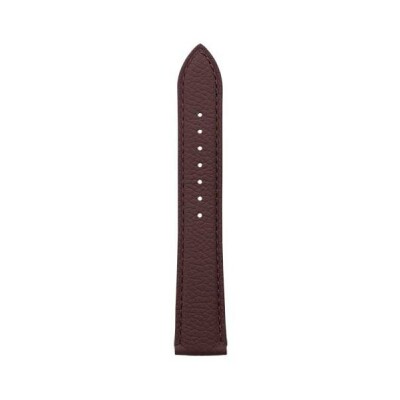 Bracelet montre Rochet Oregon en cuir grain mat bordeaux - 18mm