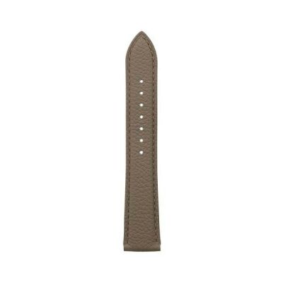 Bracelet montre Rochet Oregon en cuir grain mat taupe - 18mm