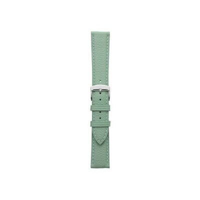 Bracelet montre Rochet Oregon en cuir grain mat lichen - 12mm