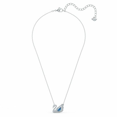 Collier Swarovski Dancing Swan en métal rhodié et cristaux Swarovski