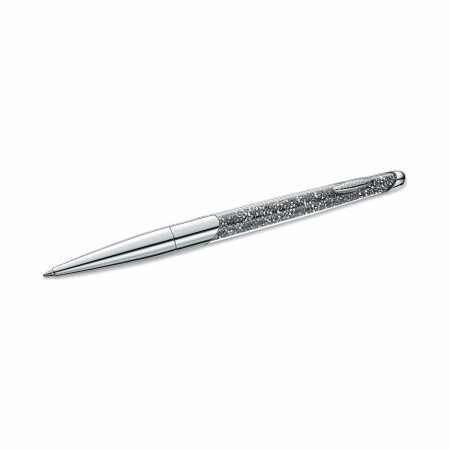 Stylo bille Swarovski Crystalline Nova en acier et cristaux Swarovski