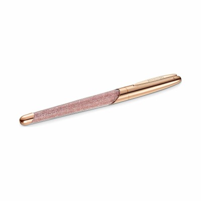 Stylo roller Swarovski Crystalline Nova en métal doré rose et cristaux Swarovski