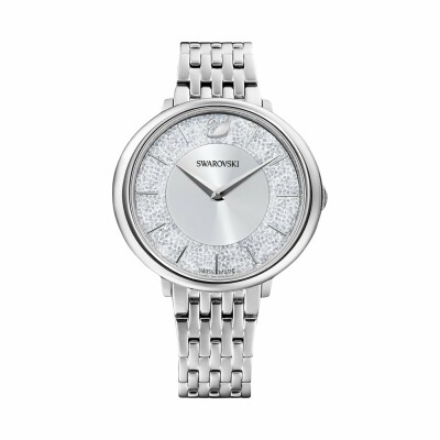 Montre Swarovski Crystalline Chic ton argenté