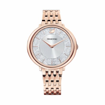 Montre Swarovski Crystalline Chic or rose