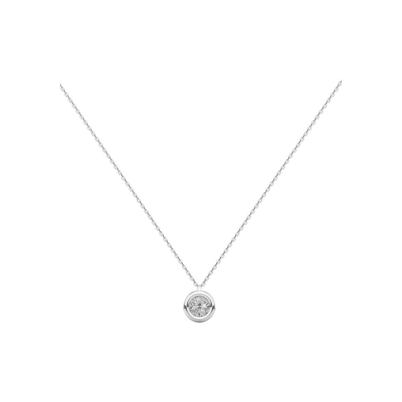 Collier Bulles en or blanc et diamant