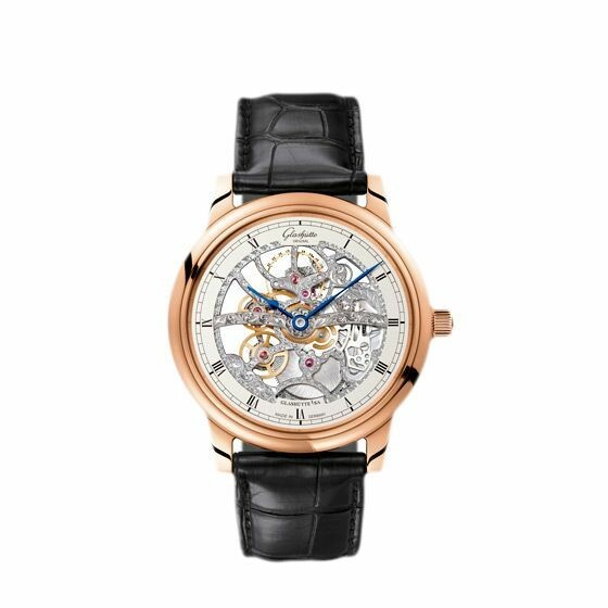 Glashütte Original Senator manual winding skeletonized edition watch