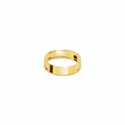 Alliance en or jaune, 5mm