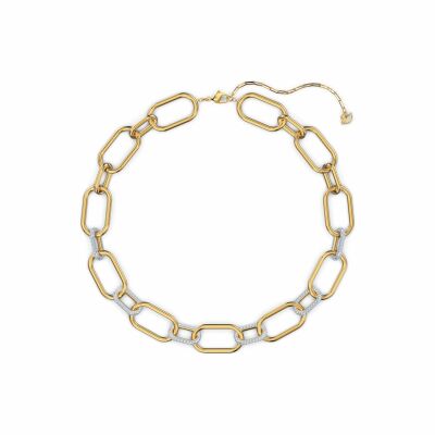 Collier Swarovski Time en métal doré et cristaux Swarovski blancs