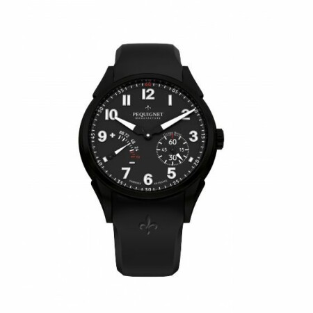 Montre Pequignet Royale titane Titane cadran noir