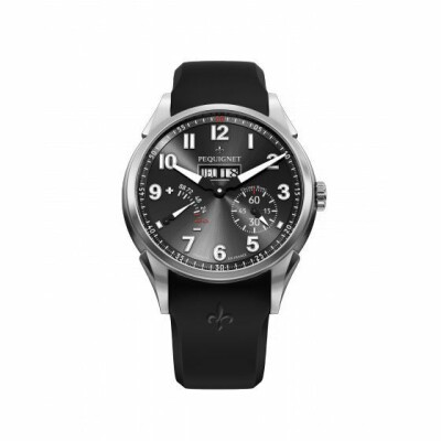 Montre Pequignet Royale titane Titane cadran gris anthracite