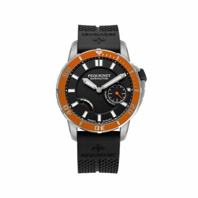 Montre Pequignet Royale 300 Acier cadran noir