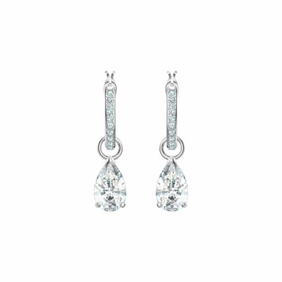 Boucles d'oreilles Swarovski Attract Pear mini en cristaux Swarovski