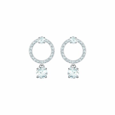 Boucles d'oreilles Swarovski Attract Circle en cristaux Swarovski