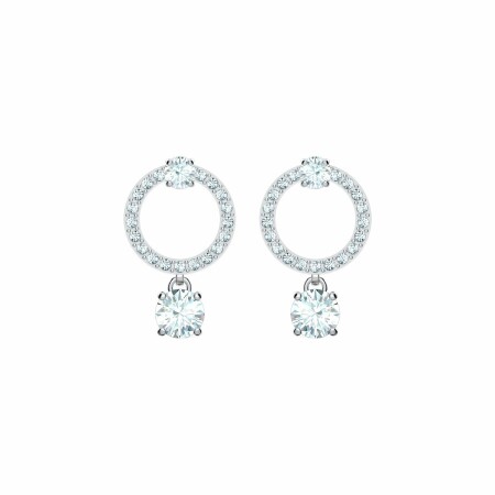 Boucles d'oreilles Swarovski Attract Circle en cristaux Swarovski