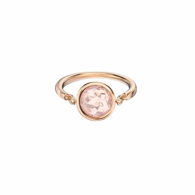 Bague Swarovski Tahlia en métal doré rose et cristaux Swarovski, taille 58