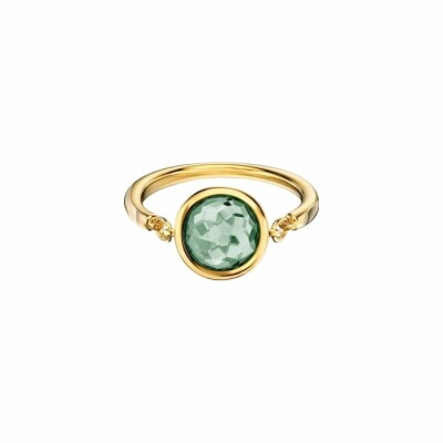 Bague Swarovski Tahlia vert en métal rhodié et cristaux Swarovski, taille 52