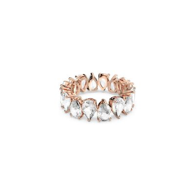 Bague Swarovski Matrix en métal doré et cristaux Swarovski, taille 60