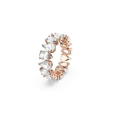 Bague Swarovski Matrix en métal doré et cristaux Swarovski, taille 60