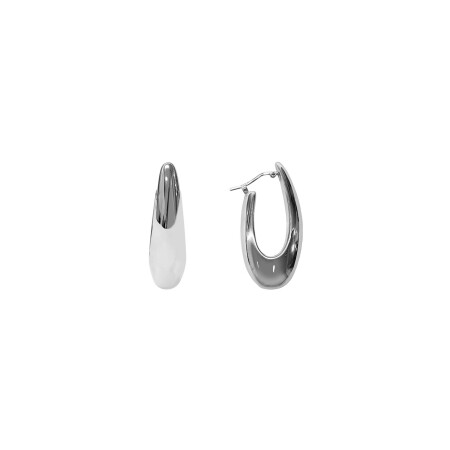 Boucles d'oreilles Isabelle Barrier en or blanc