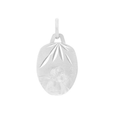 Médaille Augis Ange de Raphaël en or blanc