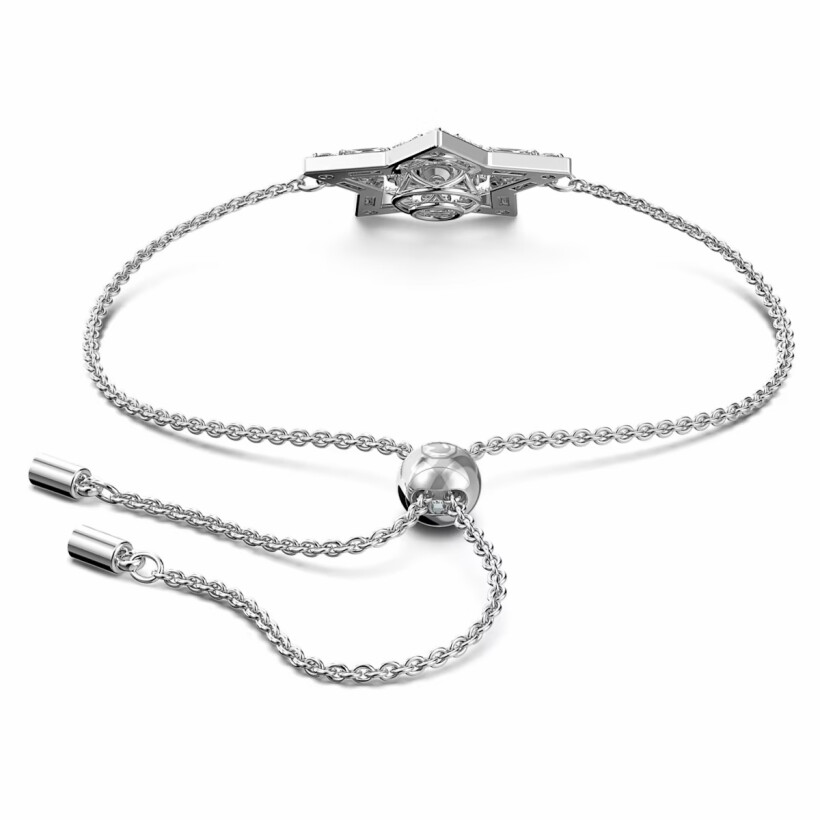 Bracelet Swarovski Stella en métal rhodié et cristaux Swarovski