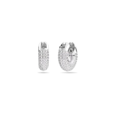 Boucles d'oreilles Swarovski Dextera en métal rhodié et cristaux