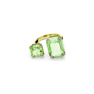 Bague Cocktail Swarovski Millenia en métal doré et cristaux Swarovski, taille 52