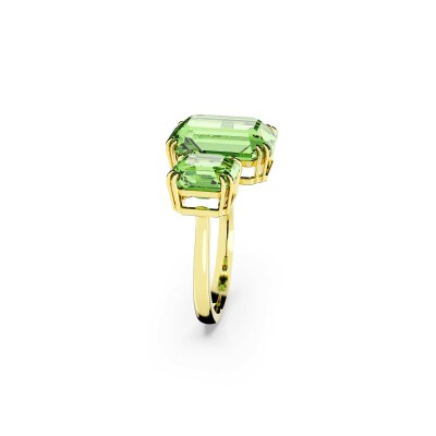 Bague Cocktail Swarovski Millenia en métal doré et cristaux Swarovski, taille 58