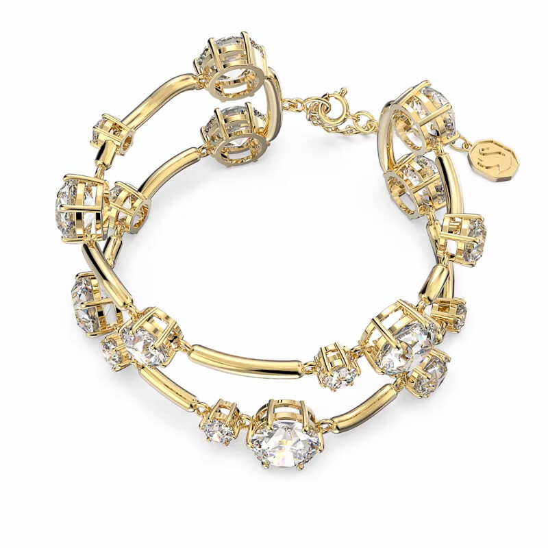 Bracelet Swarovski Constella en métal doré et cristaux Swarovski
