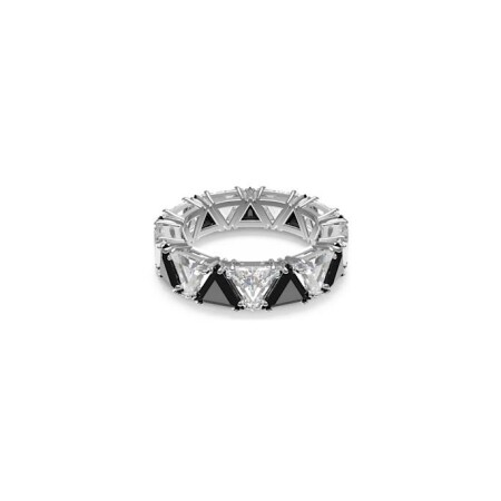 Bague Swarovski Ortyx en métal rhodié et oxydes de zirconium