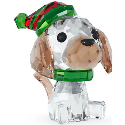 Figurine Swarovski Holiday Cheers Beagle en cristaux Swarovski
