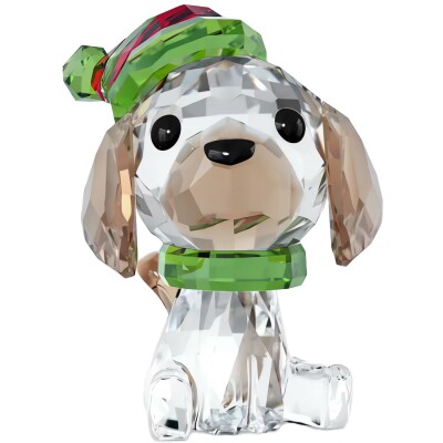 Figurine Swarovski Holiday Cheers Beagle en cristaux Swarovski