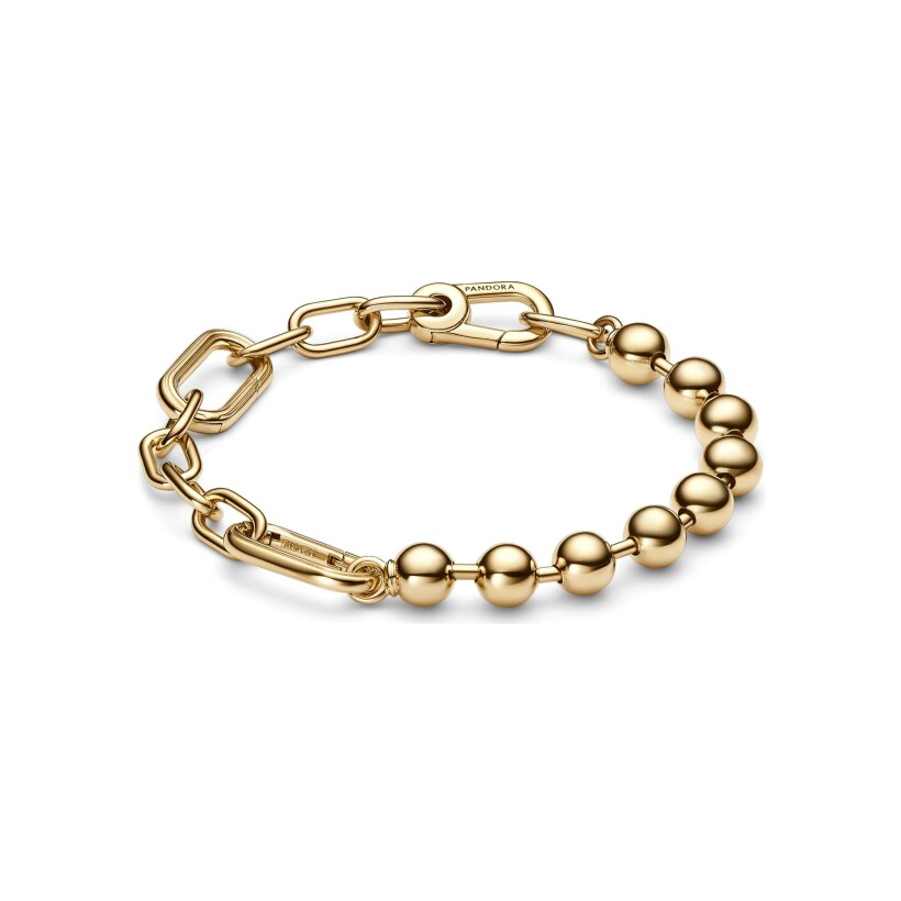 Bracelet Pandora Me avec Sphère Métallique en métal doré, 16cm