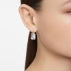 boucles d'oreilles Swarovski Millenia en métal rhodié et cristaux Swarovski